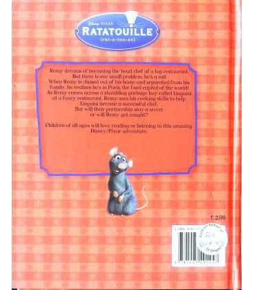 Ratatouille Back Cover