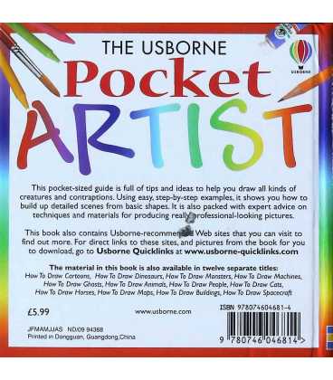The Usborne Pocket Artist Back Cover