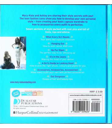 Mary-Kate and Ashley Style Secrets Back Cover