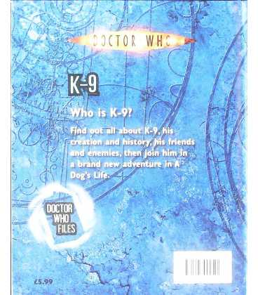 Doctor Who Files: K-9 Back Cover