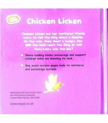 Chicken Licken Back Cover