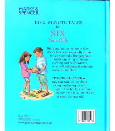 Five-Minute Tales for Six Year Olds Back Cover