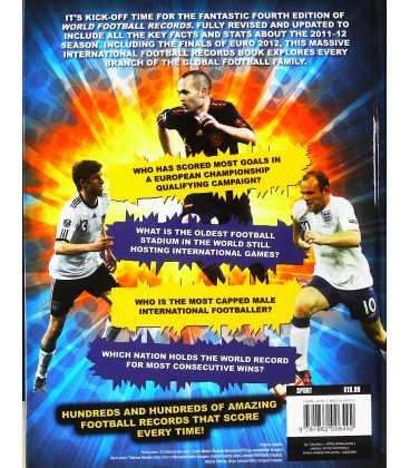 World Football Records 2013 Back Cover