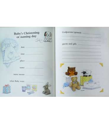 The Baby Book Inside Page 1