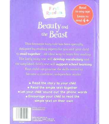 Beauty and the Beast (First Readers) Back Cover