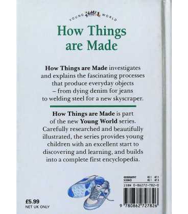 How Things Are Made Back Cover