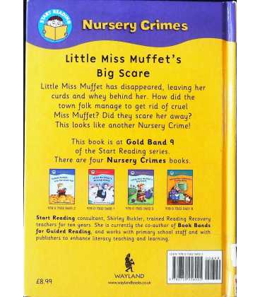 Little Miss Muffet's Big Scare (Start Reading: Nursery Crimes) Back Cover