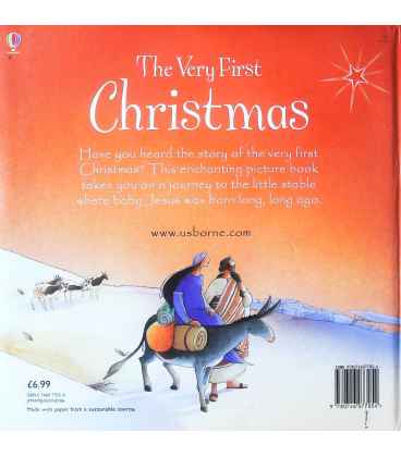 The Very First Christmas Back Cover