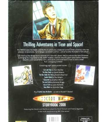 Doctor Who Storybook 2008 Back Cover