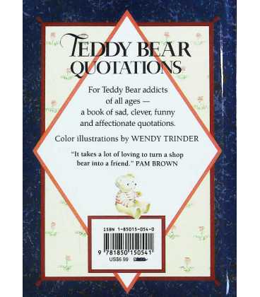 Teddy Bear Quotations Back Cover