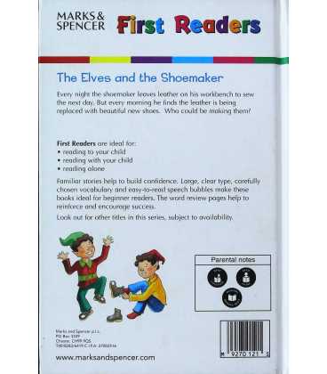 The Elves and the Shoemaker (First Readers) Back Cover
