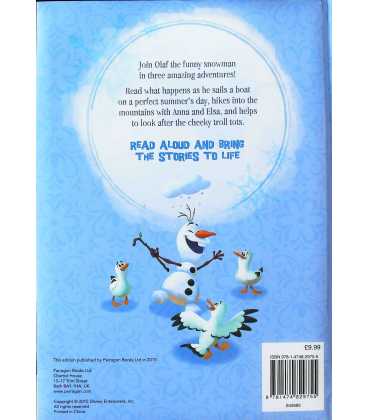 Olaf's Amazing Adventures Back Cover