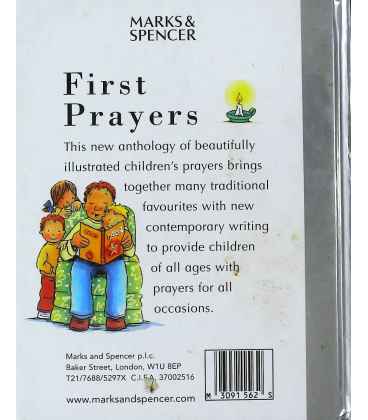 First Prayers Back Cover