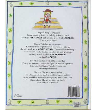 Princess Lullaby and the Magic World Back Cover