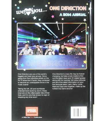 One Direction: A 2014 Annual Back Cover