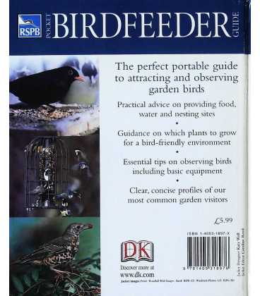 Pocket Birdfeeder Guide Back Cover