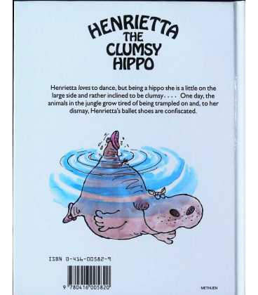Henrietta the Clumsy Hippo Back Cover