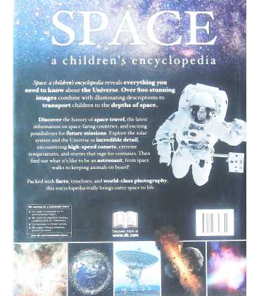 Space a Children's Encyclopedia Back Cover