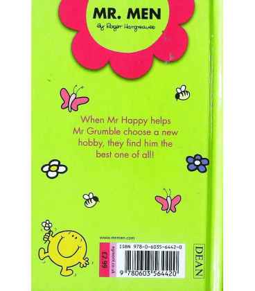 Mr Happy Find a Hobby Back Cover