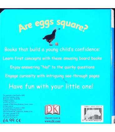 Are Eggs Square? (My First) Back Cover