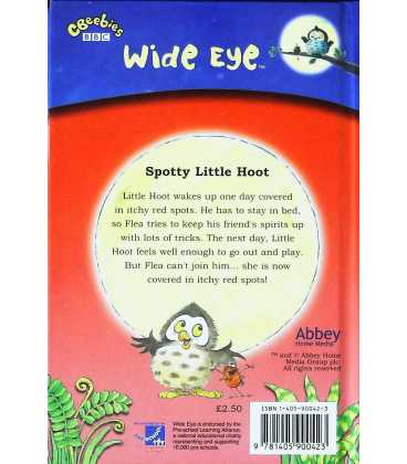 Wide Eye Spotty Little Hoot Back Cover