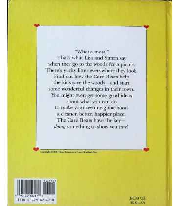 The Care Bears and the Big Cleanup Back Cover