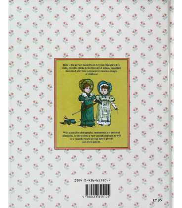 The Kate Greenaway Baby Book Back Cover