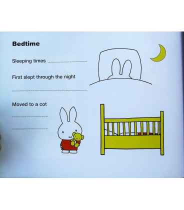 Miffy's Baby Book Inside Page 1