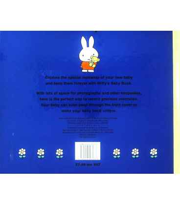 Miffy's Baby Book Back Cover