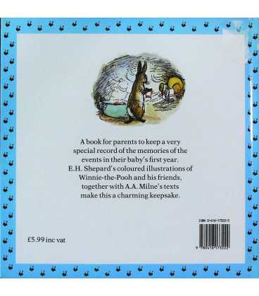 Winnie-the-Pooh Baby Book Back Cover