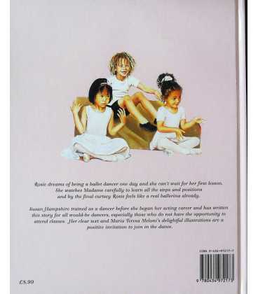 Rosie's First Ballet Lesson Back Cover