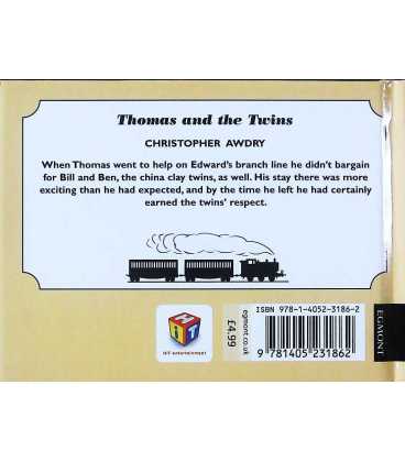 Thomas and the Twins (the Railway Series) Back Cover