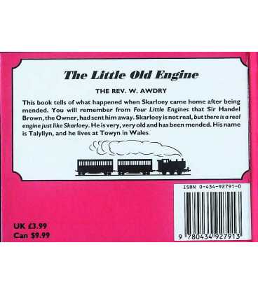 Little Old Engine (the Railway Series) Back Cover