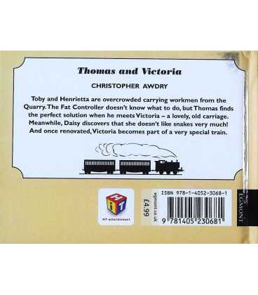Thomas and Victoria Back Cover