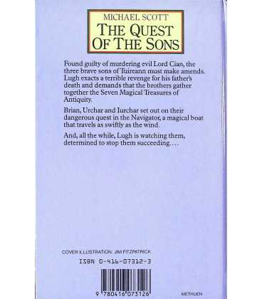 The Quest of the Sons Back Cover
