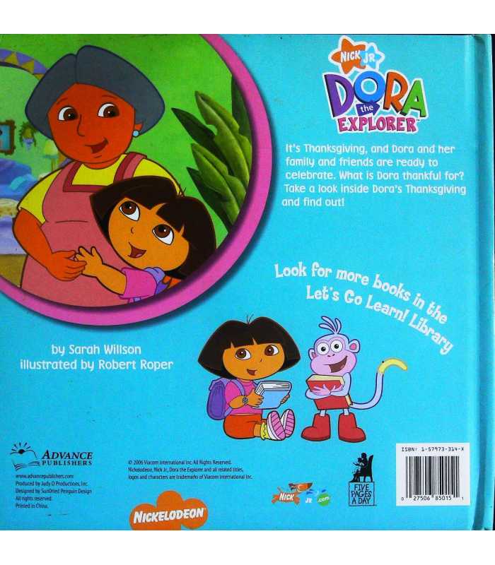 Dora Thanksgiving (Dora the Explorer) | Sarah Wilson | 9781579733148