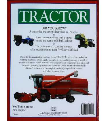 Tractor (Mighty Machines) Back Cover