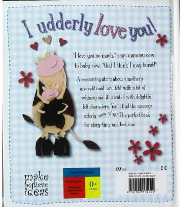 I Udderly Love You! Back Cover