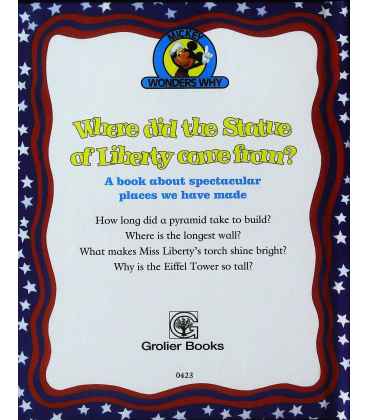 Where Did the Statue of Liberty Come From? (Mickey Wonders Why) Back Cover