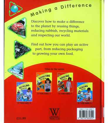 Reducing Rubbish (Making a Difference) Back Cover