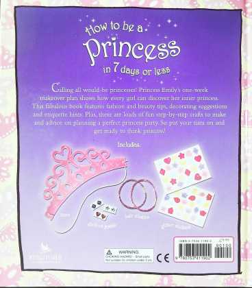 How to be a Princess in 7 Days or Less (How to be A) Back Cover