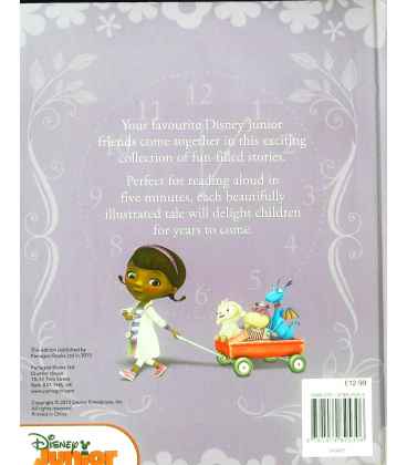 Disney Junior 5-Minute Treasury Back Cover