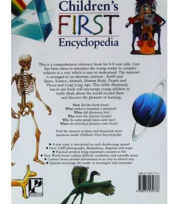 Children's First Encyclopedia Back Cover