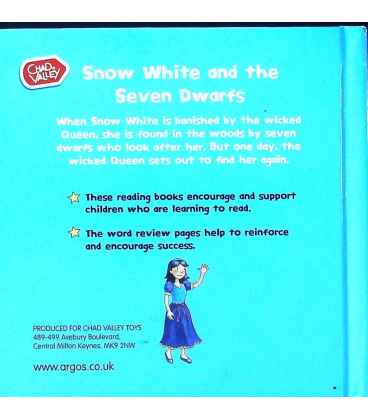 Snow White and the Seven Dwarfs Back Cover