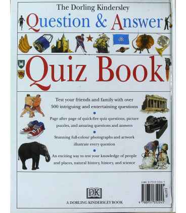 The Dorling Kindersley Question and Answer Quiz Book Back Cover