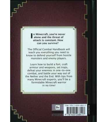 Minecraft Combat Handbook Back Cover