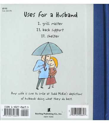 38 Uses for a Husband Back Cover