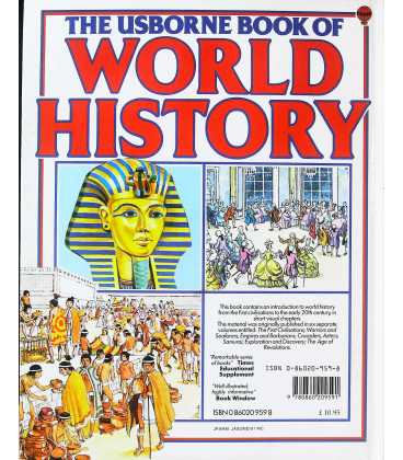The Usborne Book of World History Back Cover
