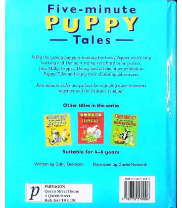 Puppy Back Cover