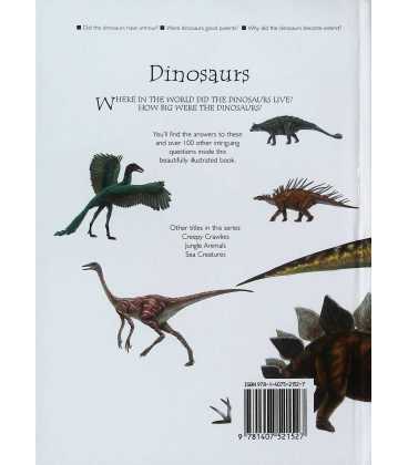 Dinosaur Question And Answer Book Back Cover